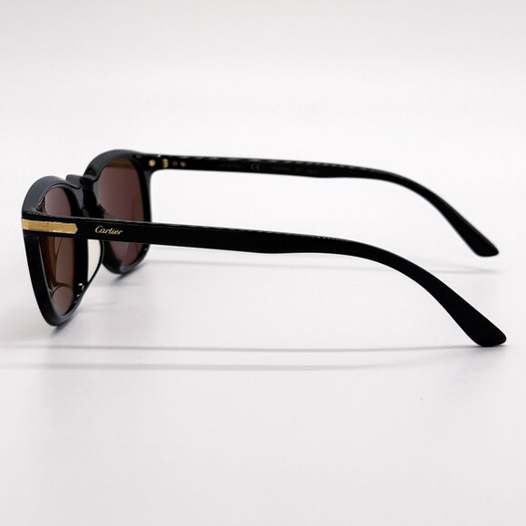 NEW CARTIER CT0011SA 001 BLACK UNISEX SUNGLASSES CARTIER main image 6